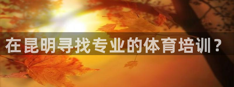 焦点娱乐官网下载安装苹果手机：在昆明寻找专业的体育培