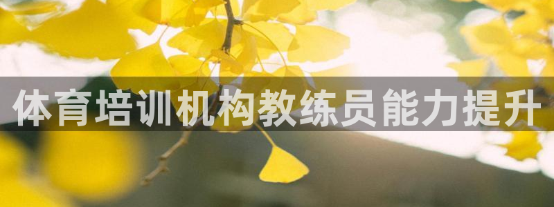 焦点娱乐平台底7O777：体育培训机构教练员能力提升